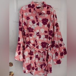Tanya Taylor Alena Dress bell sleeve size 12